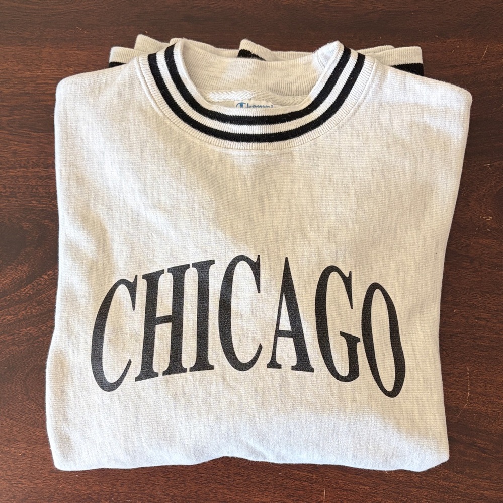 Champion Gray Chicago Sweatshirt